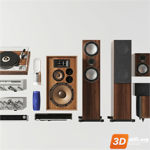 Audio tech 3D Models